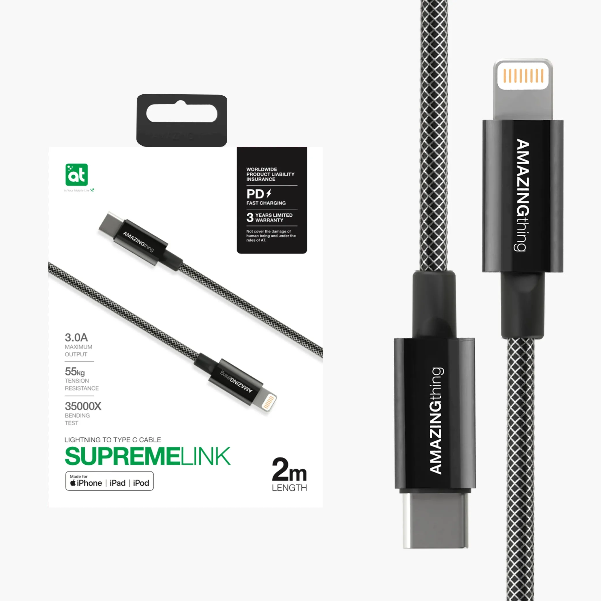 Hot Deal POWERMAX Lightning  Type C 2M   Almost Sold Out!
