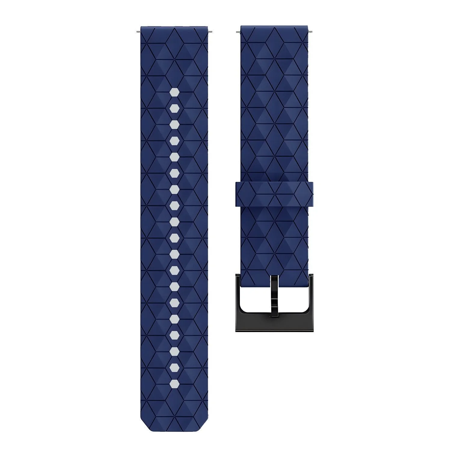 Hot Deal Redmi Watch 5 Active Silicone Hexa Strap (Dark Blue)  Stylish & Comfortable