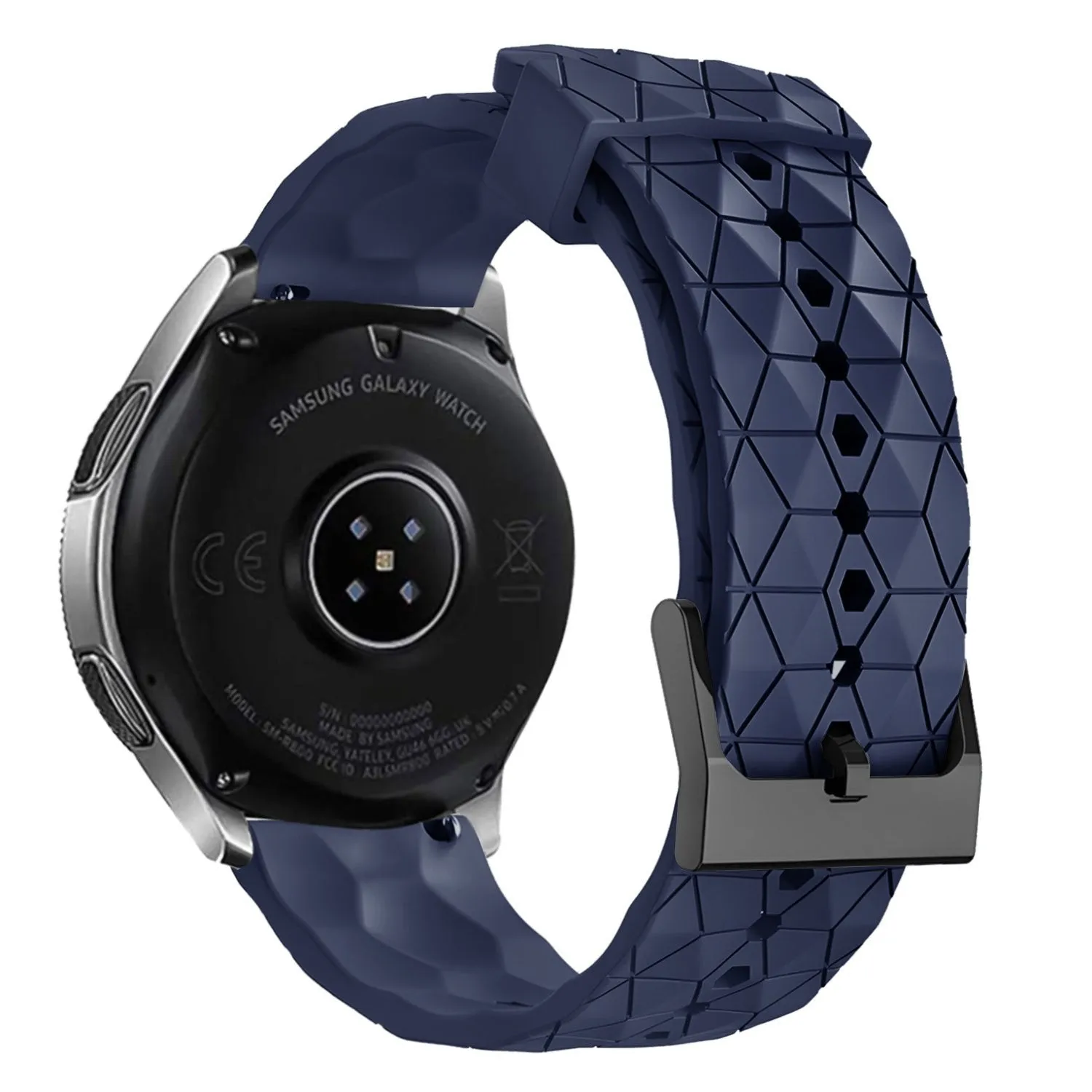 Hot Deal Redmi Watch 5 Active Silicone Hexa Strap (Dark Blue)  Stylish & Comfortable