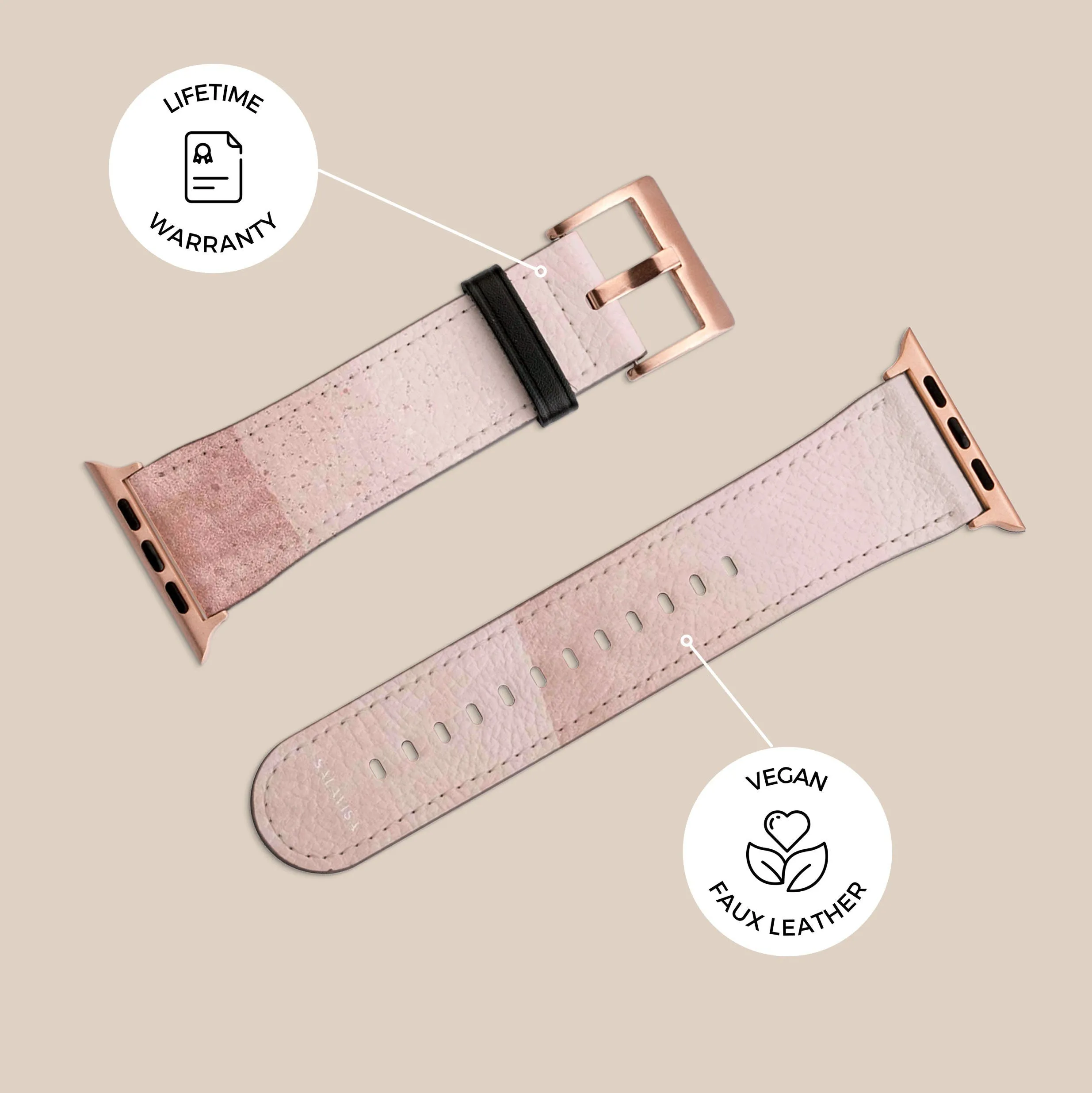 Hot Deal Rose Pink Watercolor Apple Watch Band  Limited Availability!