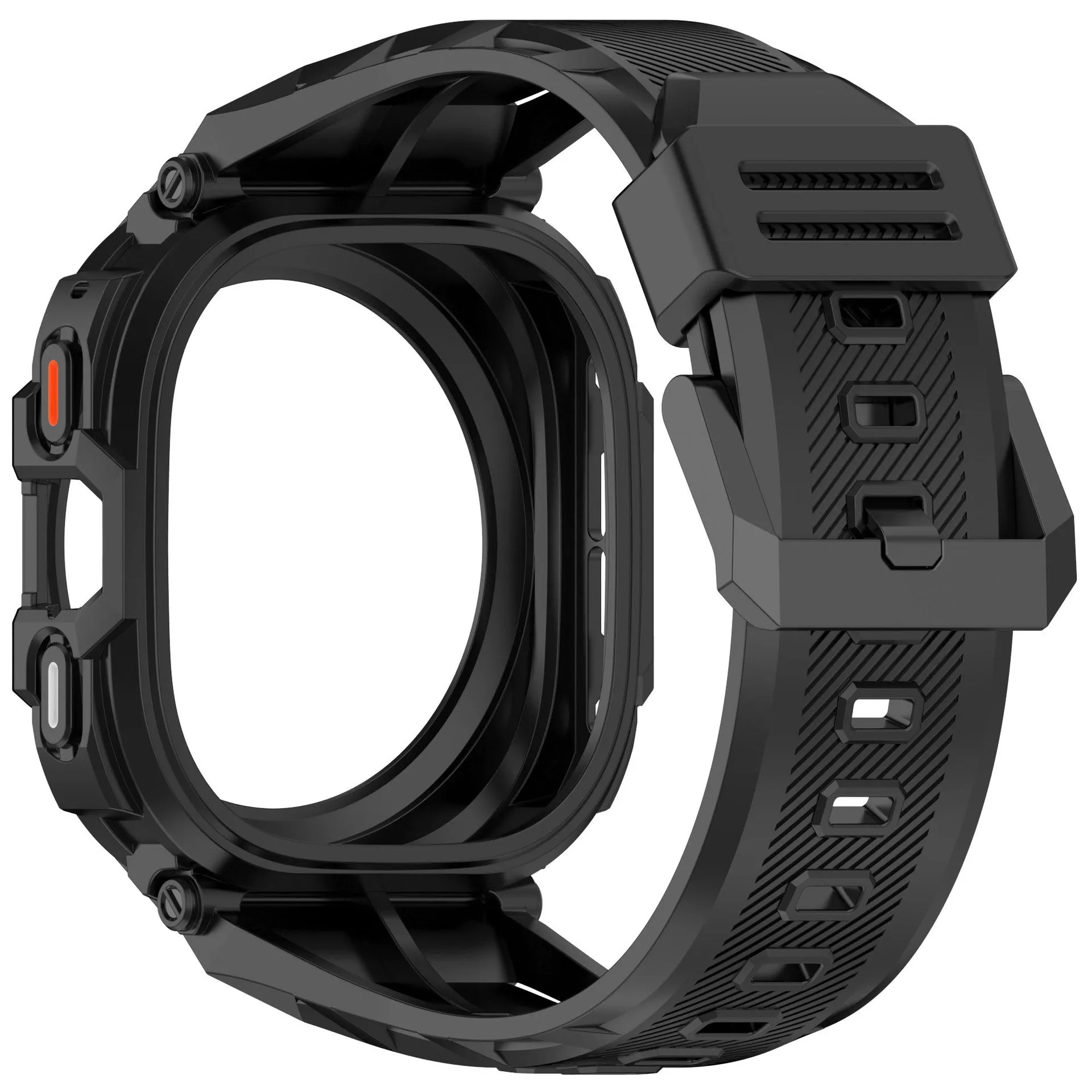 Hot Deal Samsung Galaxy Watch Ultra TPU Strap with Frame (Black)  Ends Soon!