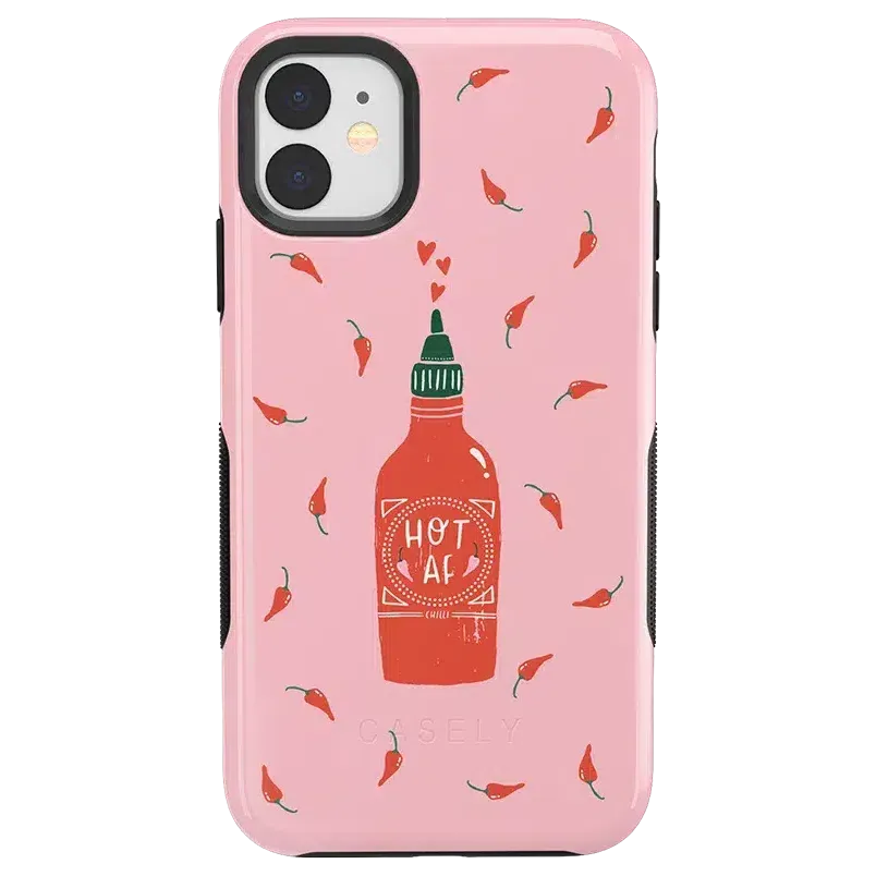 Hot Deal Spicy AF | Pink Chili Hot Sauce Case  Dont Miss Out!