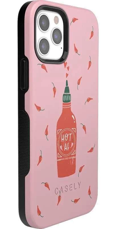 Hot Deal Spicy AF | Pink Chili Hot Sauce Case  Dont Miss Out!