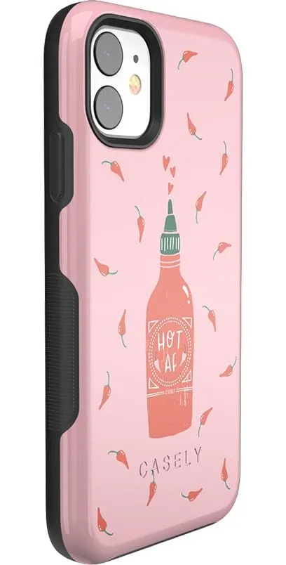 Hot Deal Spicy AF | Pink Chili Hot Sauce Case  Dont Miss Out!