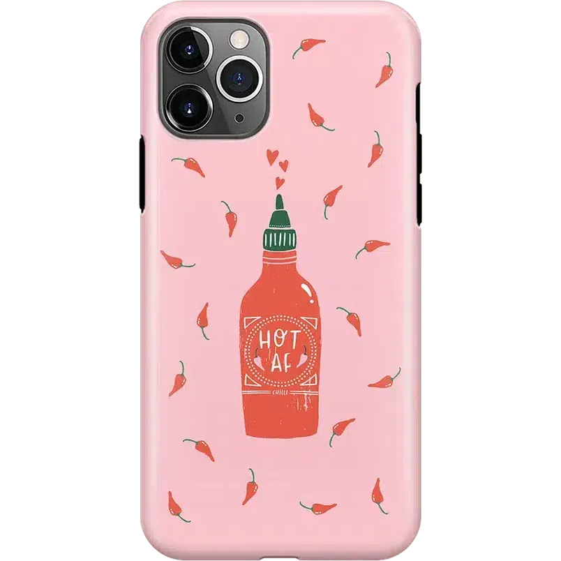 Hot Deal Spicy AF | Pink Chili Hot Sauce Case  Dont Miss Out!