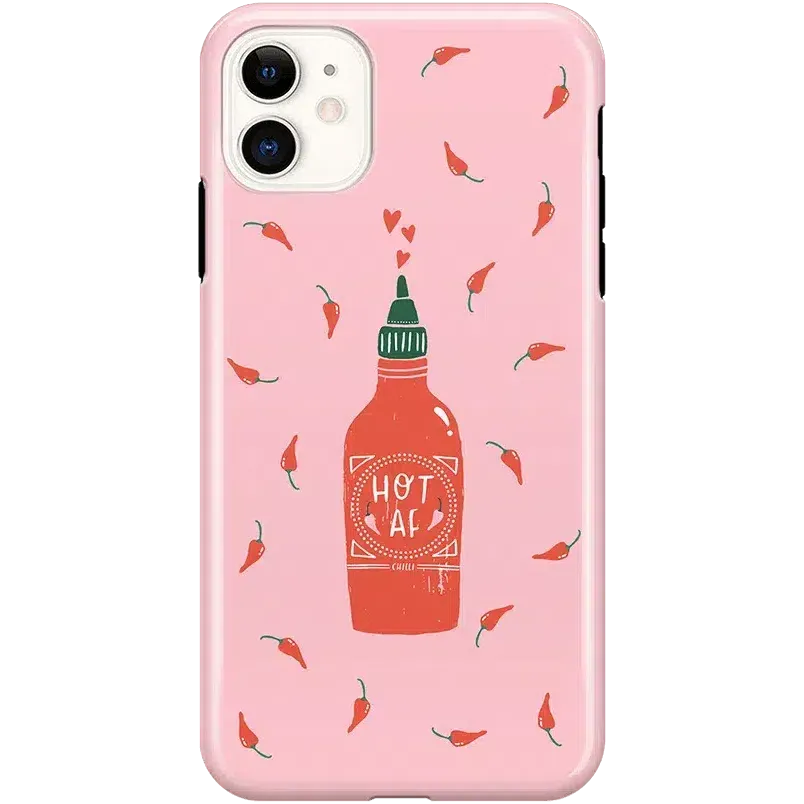 Hot Deal Spicy AF | Pink Chili Hot Sauce Case  Dont Miss Out!
