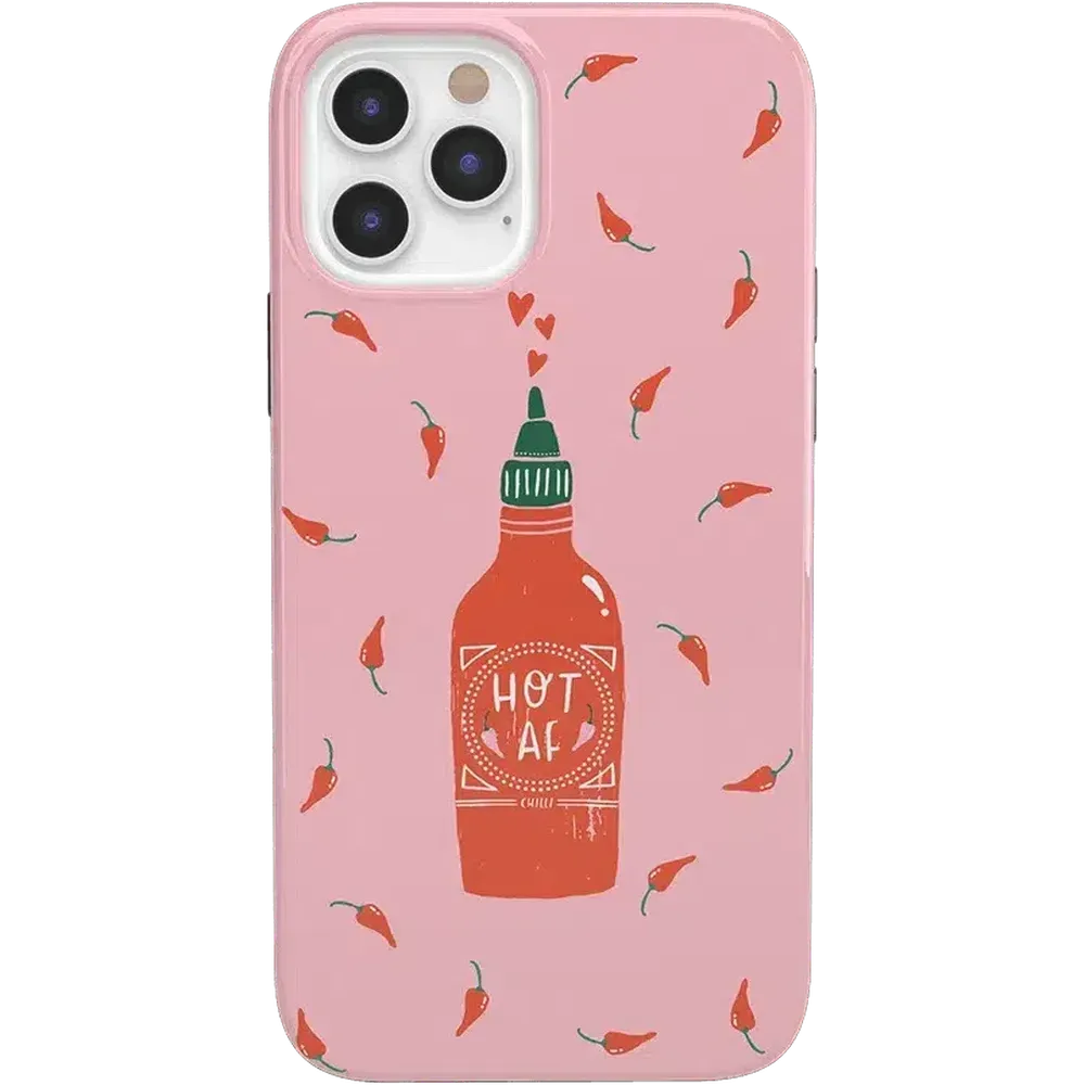 Hot Deal Spicy AF | Pink Chili Hot Sauce Case  Dont Miss Out!