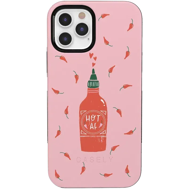 Hot Deal Spicy AF | Pink Chili Hot Sauce Case  Dont Miss Out!
