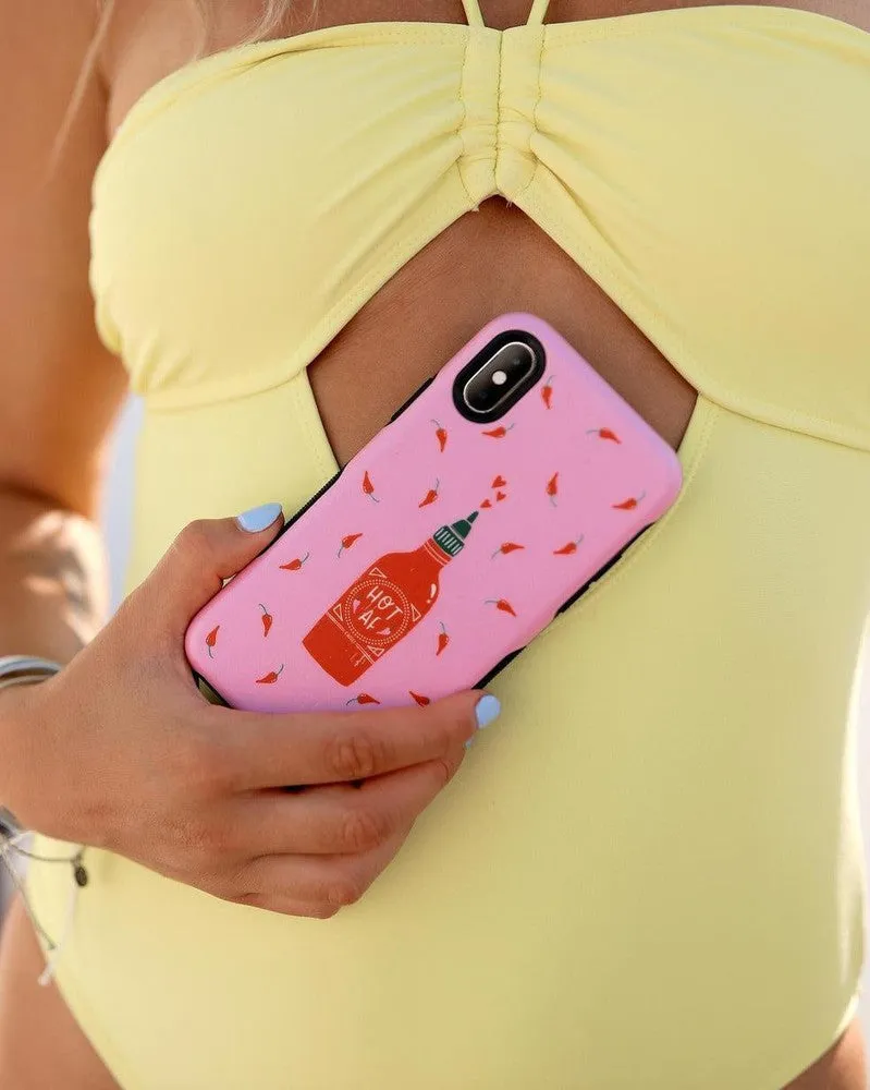 Hot Deal Spicy AF | Pink Chili Hot Sauce Case  Dont Miss Out!