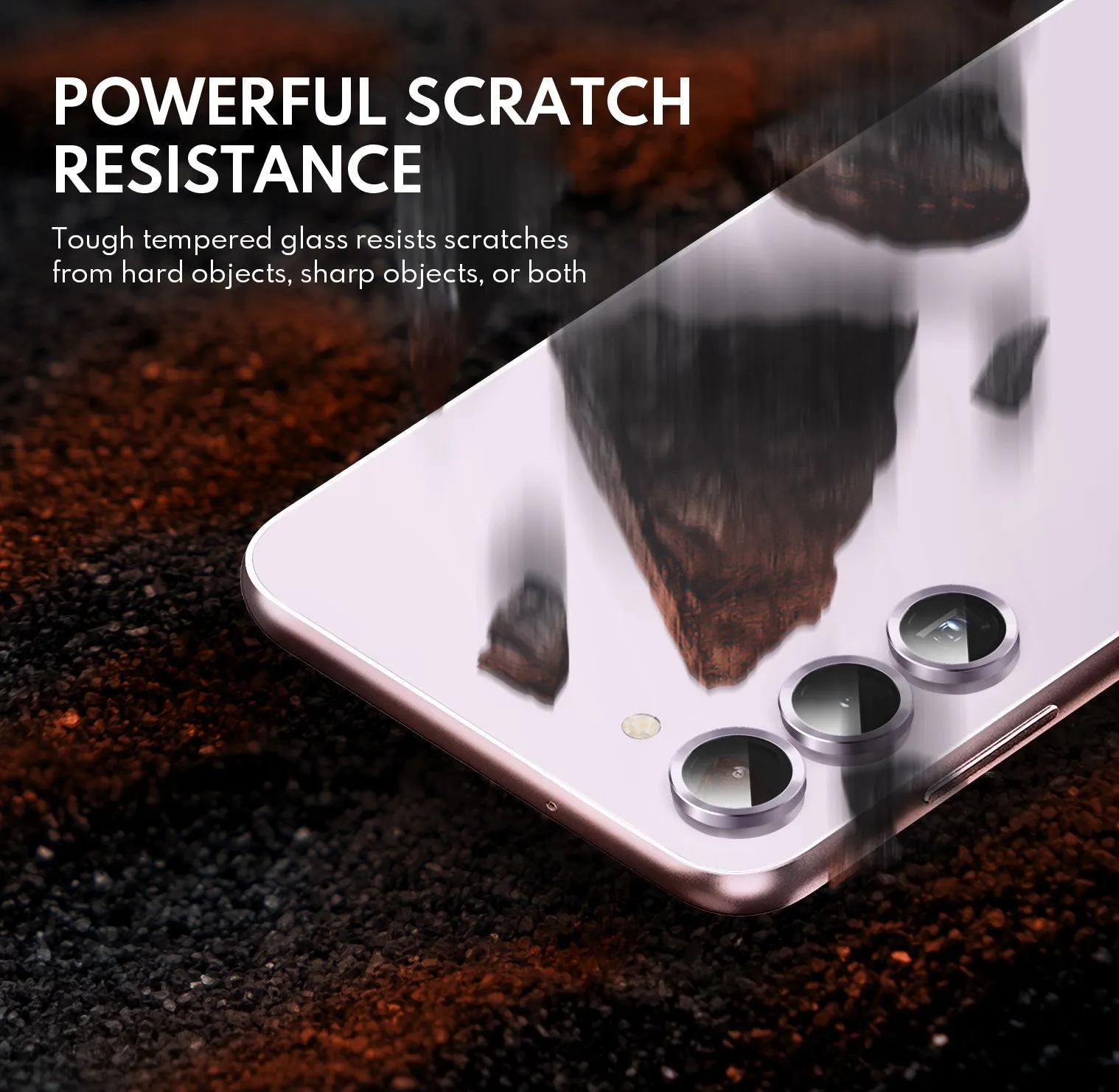 Hot Deal Tempered Glass Camera Lens Protector for Galaxy S23/S23 Plus-Rose Gold  Almost Sold Out!