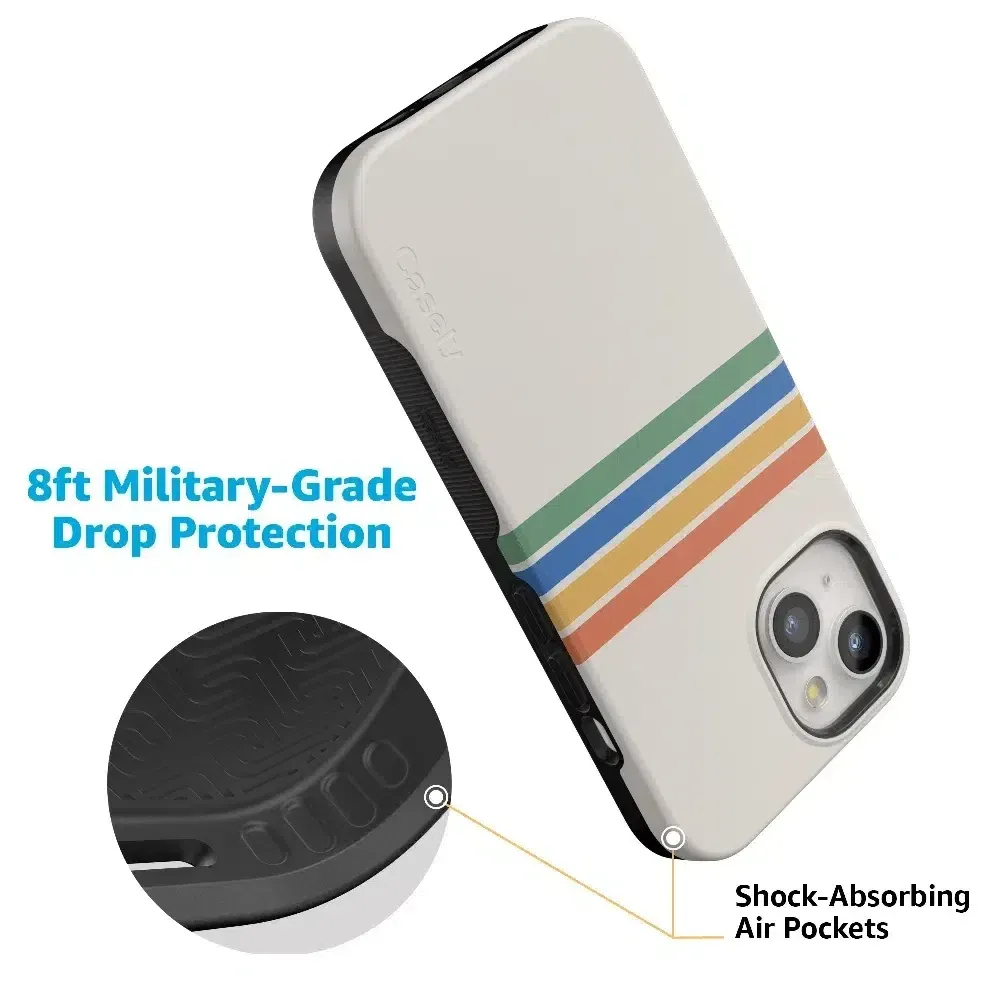 Hot Deal Totally Groovy | Rainbow Stripes Color Block Case  Almost Gone!