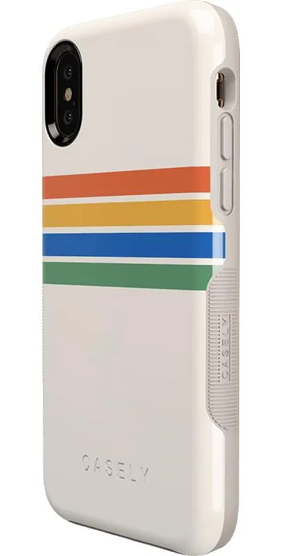 Hot Deal Totally Groovy | Rainbow Stripes Color Block Case  Almost Gone!