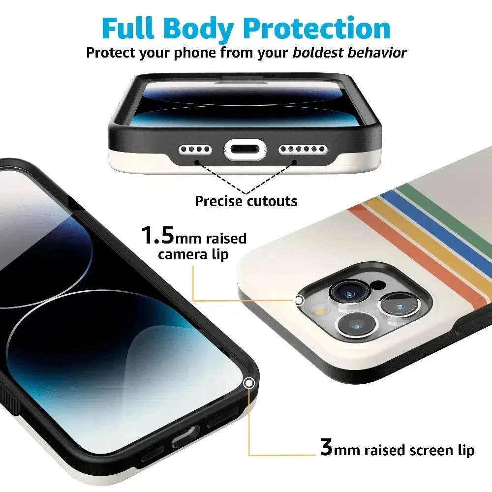 Hot Deal Totally Groovy | Rainbow Stripes Color Block Case  Almost Gone!