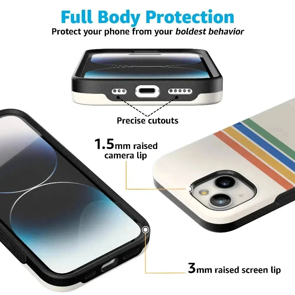 Hot Deal Totally Groovy | Rainbow Stripes Color Block Case  Almost Gone!