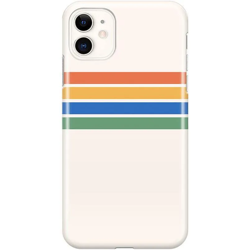 Hot Deal Totally Groovy | Rainbow Stripes Color Block Case  Almost Gone!