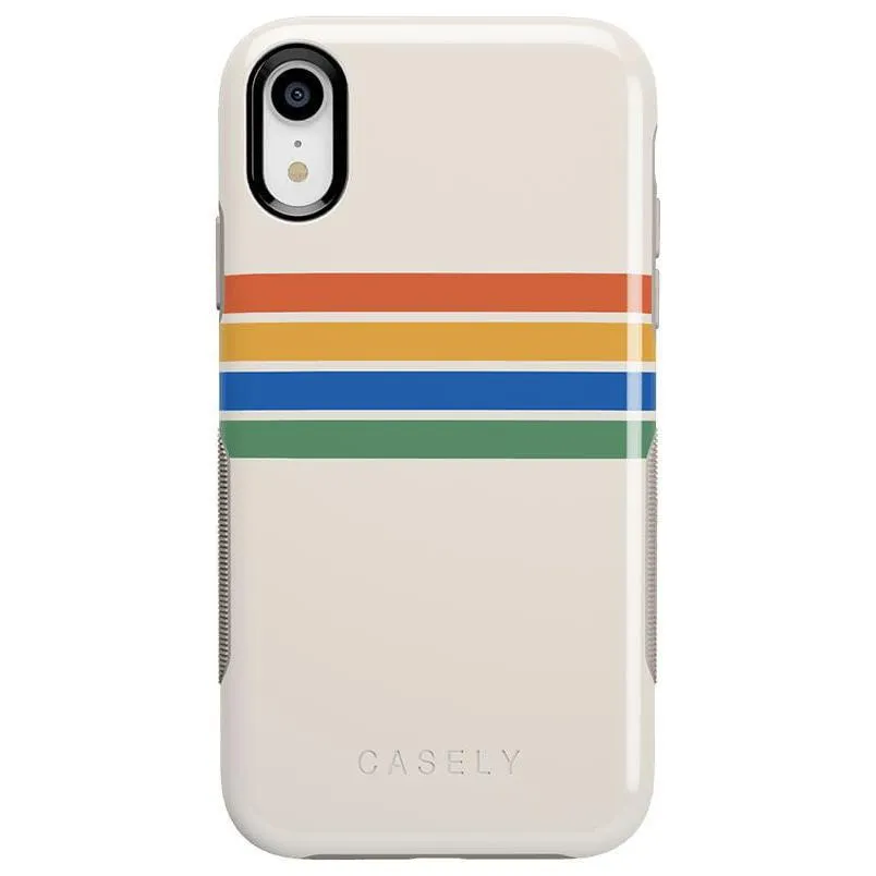 Hot Deal Totally Groovy | Rainbow Stripes Color Block Case  Almost Gone!