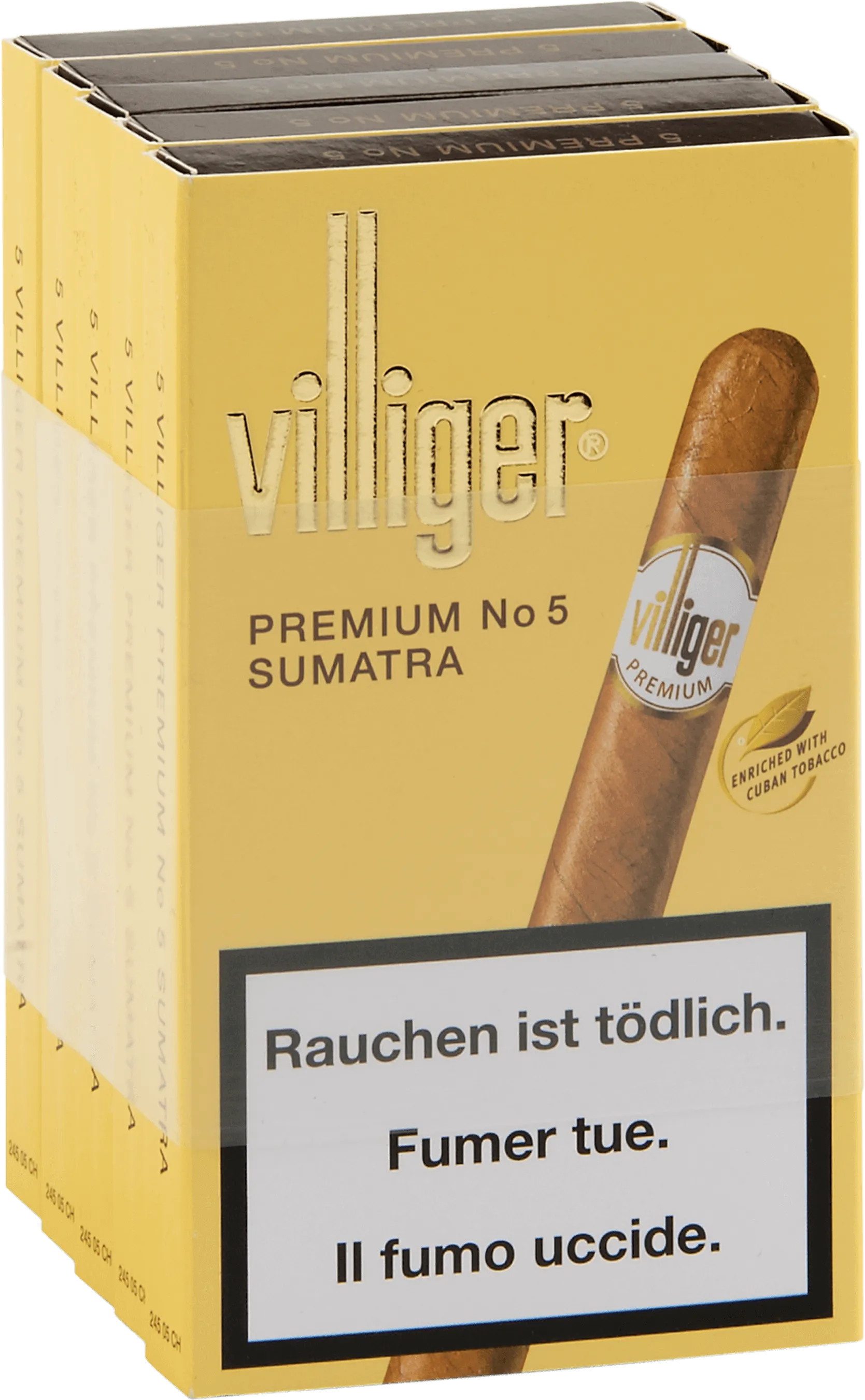 Hot Deal Villiger Premium No. 5 Sumatra 5 Stck  Limited Availability!