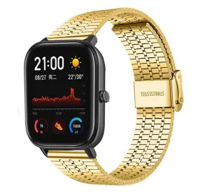 Hot Deal Xiaomi Amazfit GTS Fine Steel Strap (Gold)  Last Few Pieces!