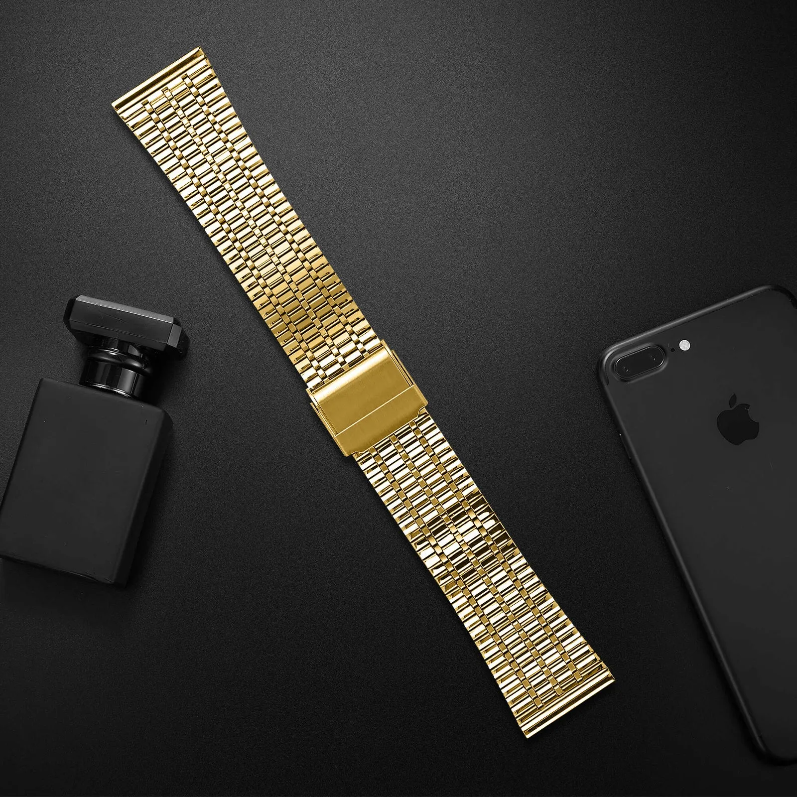 Hot Deal Xiaomi Amazfit GTS Fine Steel Strap (Gold)  Last Few Pieces!