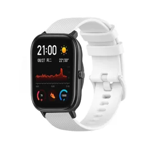 Hot Deal Xiaomi Amazfit GTS Premium Silicone Strap (White)  Last Few Pieces!