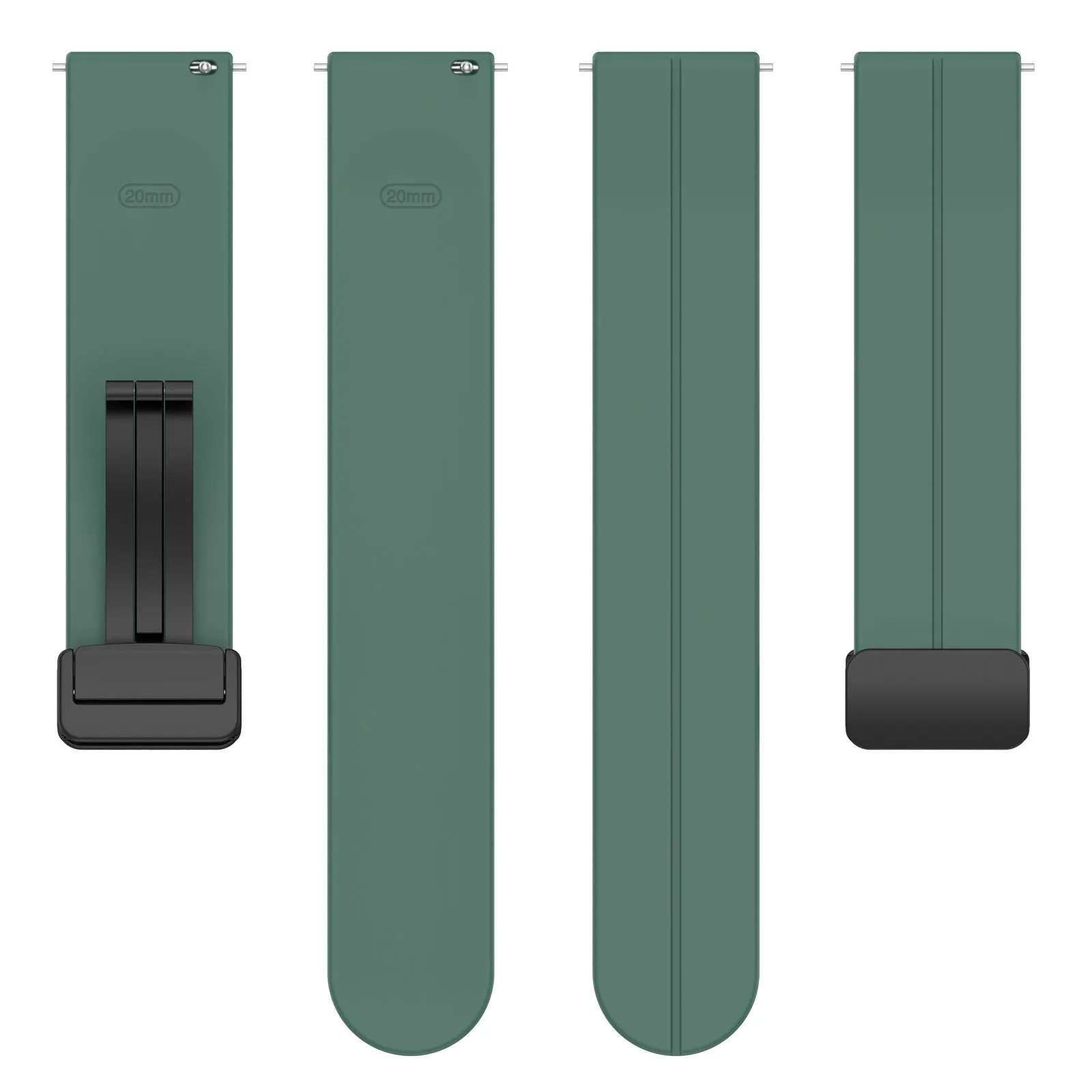 Hot Deal Xiaomi Amazfit GTS Silicone Strap D-Buckle (Dark Green)  Last Few Pieces!