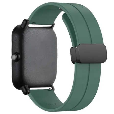 Hot Deal Xiaomi Amazfit GTS Silicone Strap D-Buckle (Dark Green)  Last Few Pieces!