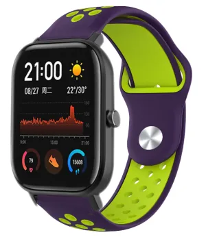 Hot Deal Xiaomi Amazfit GTS Sport Strap (Purple/Yellow)  Limited Availability!
