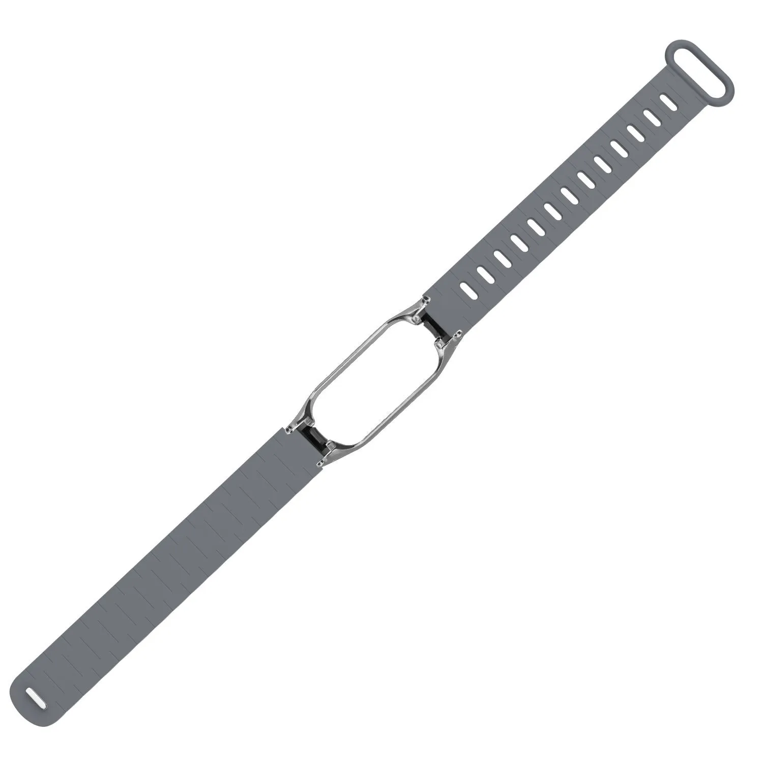Hot Deal Xiaomi Mi Band 7 TPU Strap with Frame (Dark Grey)  Going Fast!