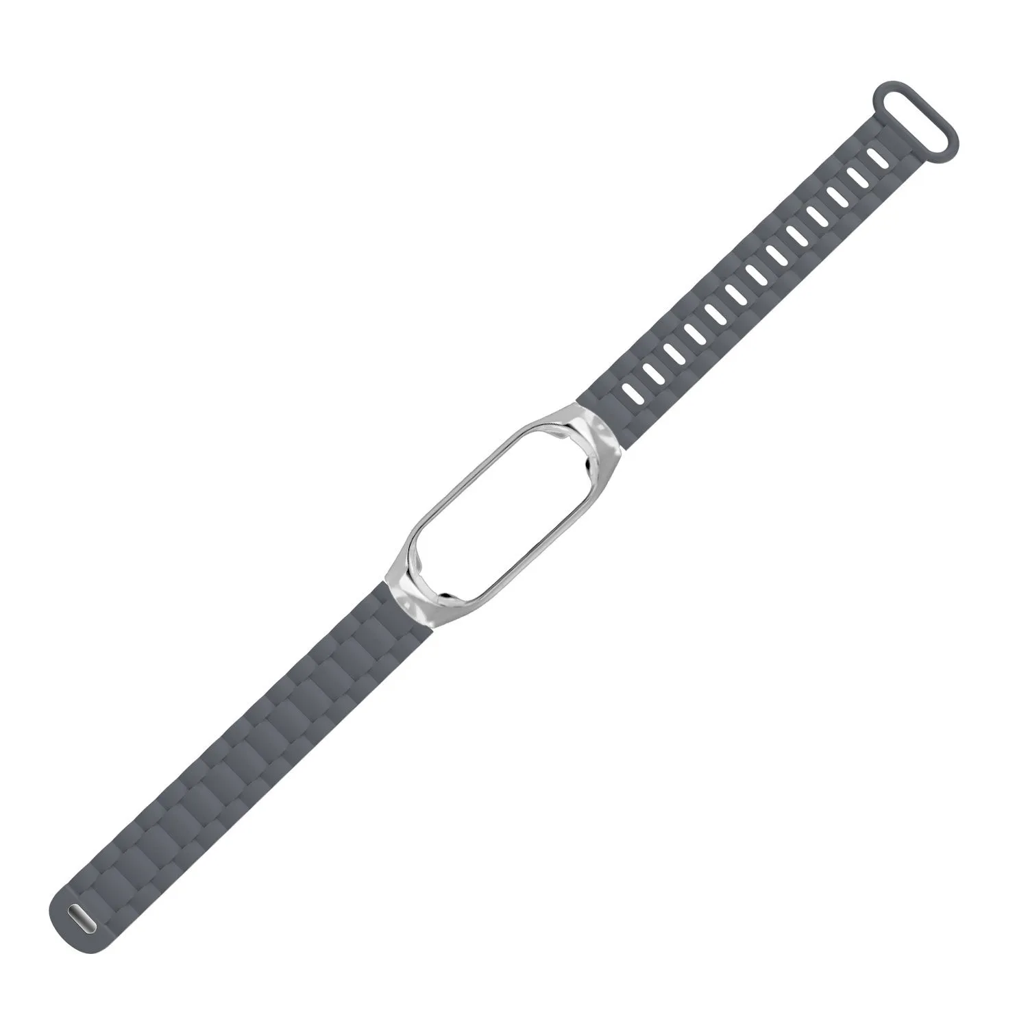 Hot Deal Xiaomi Mi Band 7 TPU Strap with Frame (Dark Grey)  Going Fast!
