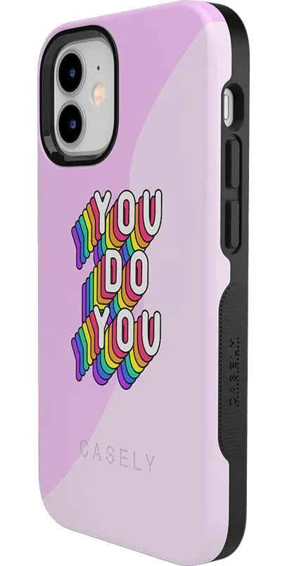 Hot Deal YOU DO YOU | Purple Print iPhone Case  Last Few Pieces!