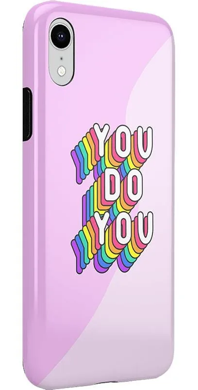 Hot Deal YOU DO YOU | Purple Print iPhone Case  Last Few Pieces!