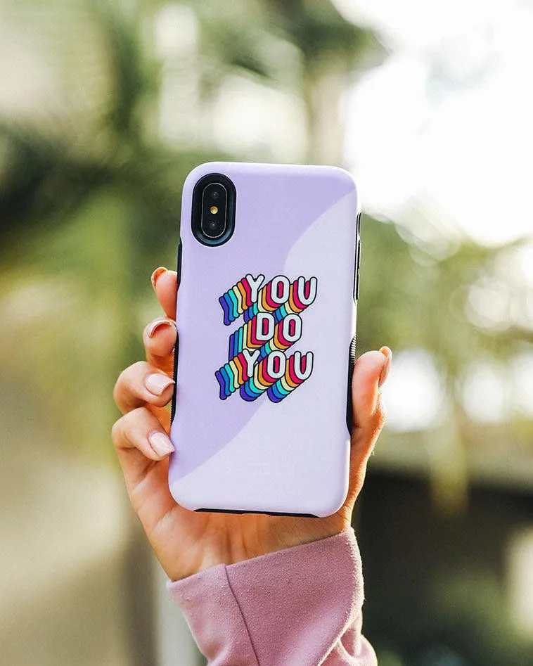 Hot Deal YOU DO YOU | Purple Print iPhone Case  Last Few Pieces!