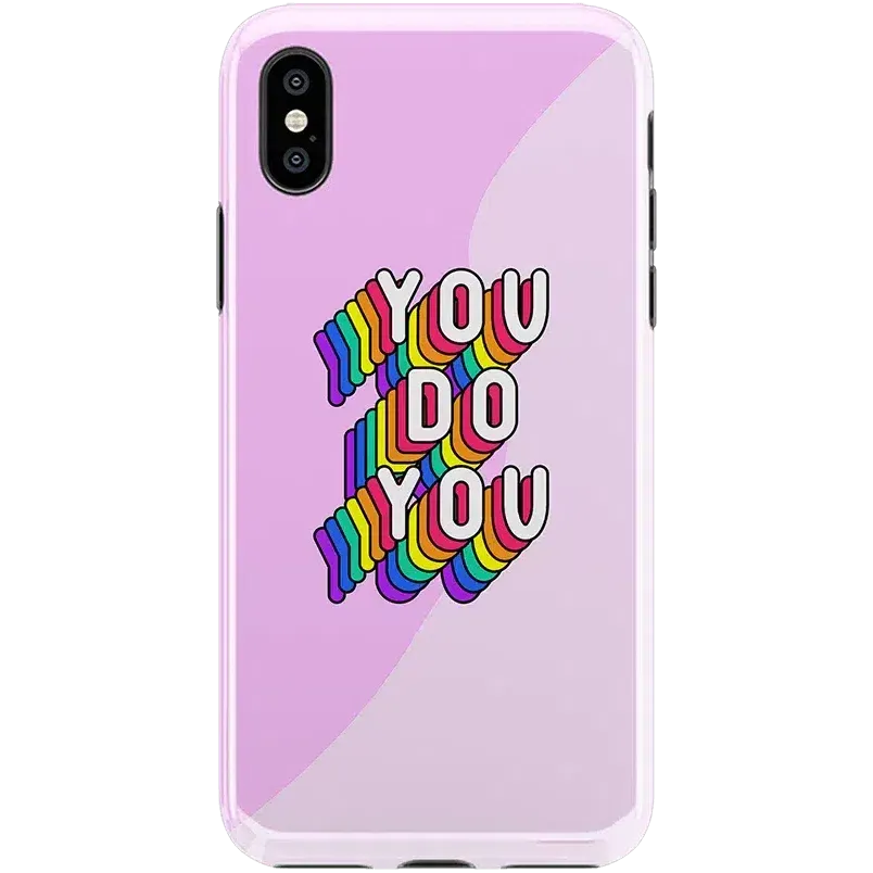 Hot Deal YOU DO YOU | Purple Print iPhone Case  Last Few Pieces!