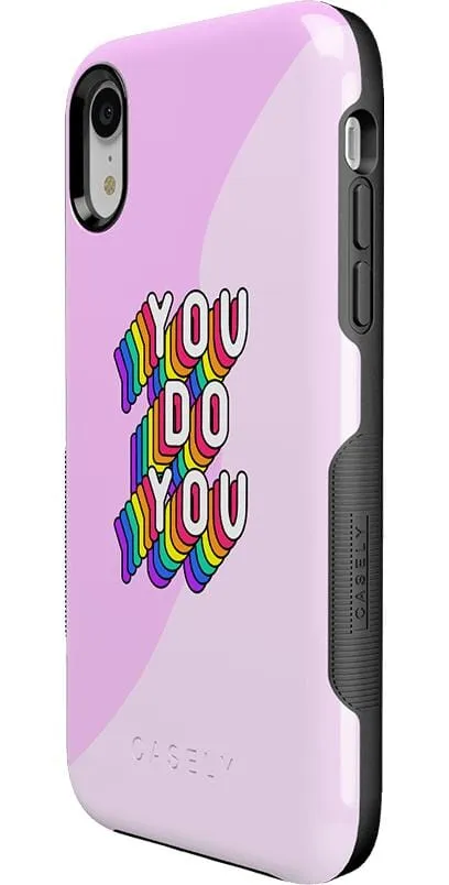 Hot Deal YOU DO YOU | Purple Print iPhone Case  Last Few Pieces!
