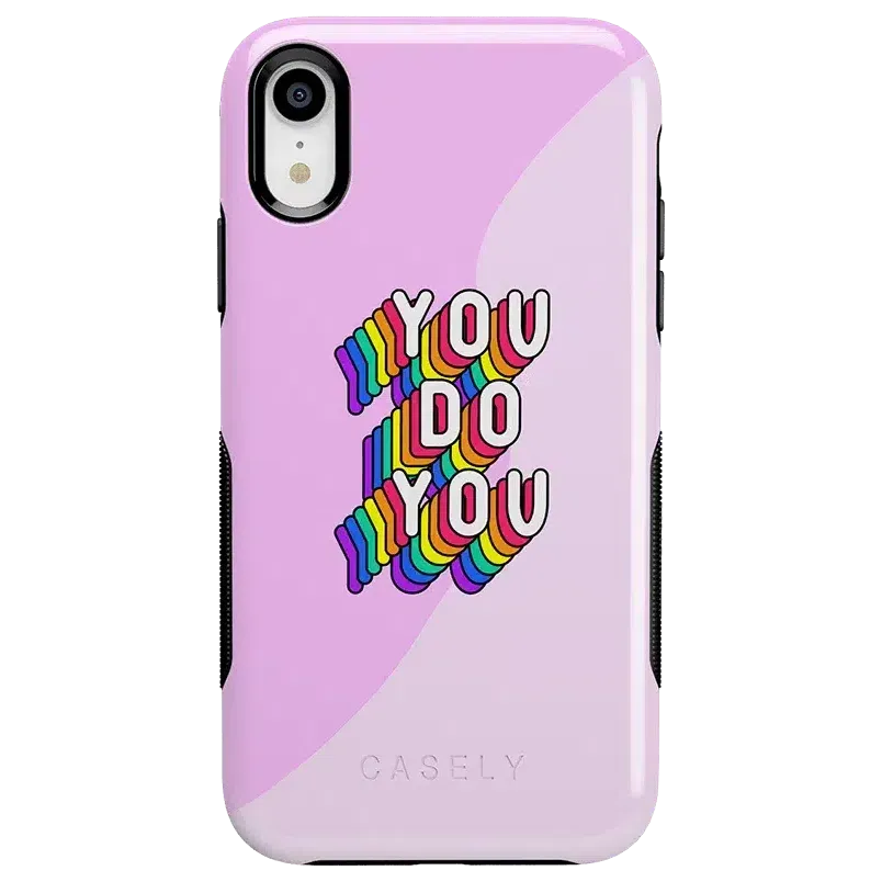 Hot Deal YOU DO YOU | Purple Print iPhone Case  Last Few Pieces!