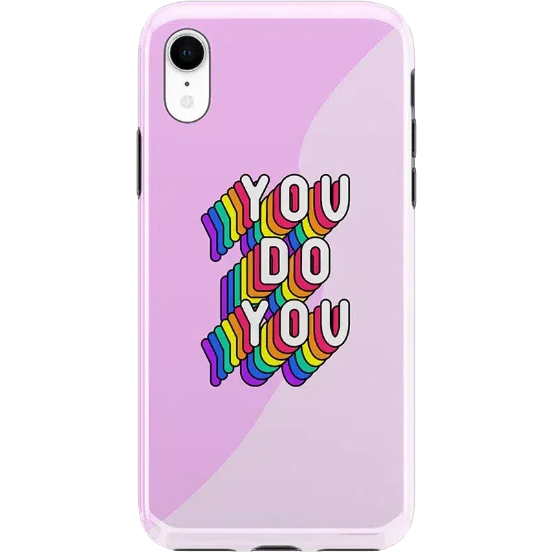 Hot Deal YOU DO YOU | Purple Print iPhone Case  Last Few Pieces!