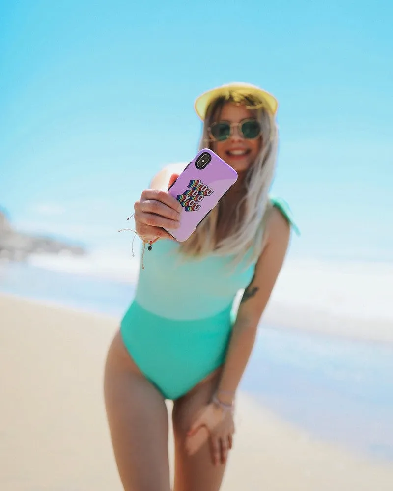 Hot Deal YOU DO YOU | Purple Print iPhone Case  Last Few Pieces!