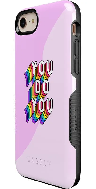 Hot Deal YOU DO YOU | Purple Print iPhone Case  Last Few Pieces!