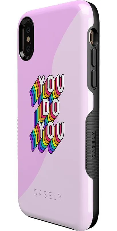 Hot Deal YOU DO YOU | Purple Print iPhone Case  Last Few Pieces!