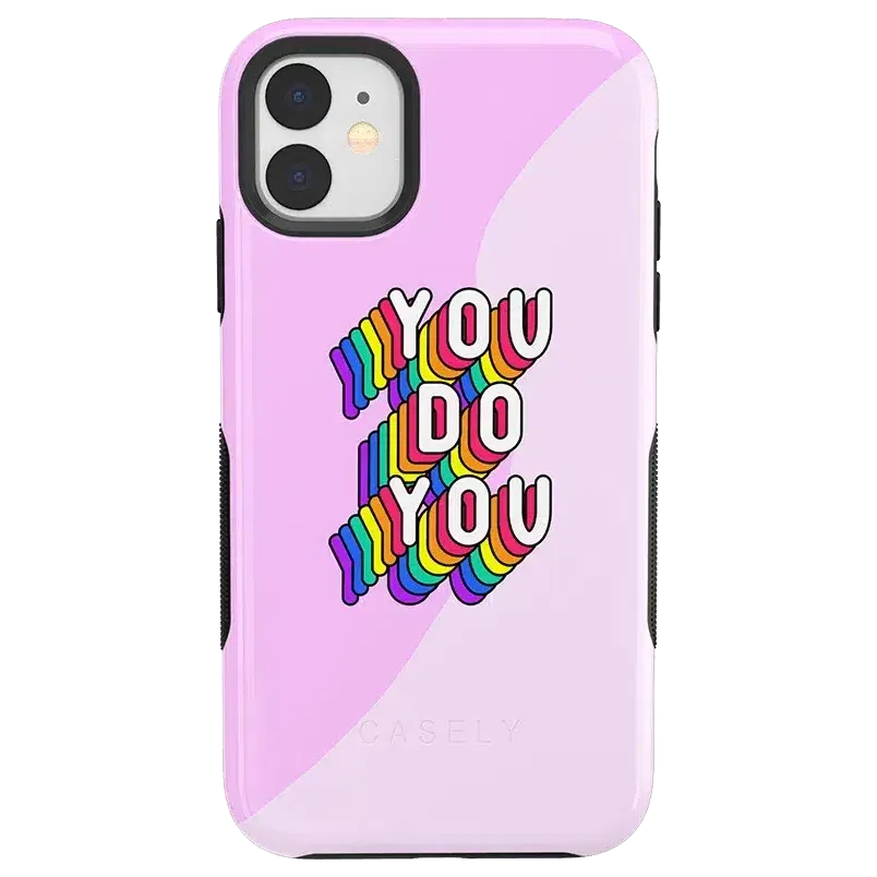 Hot Deal YOU DO YOU | Purple Print iPhone Case  Last Few Pieces!
