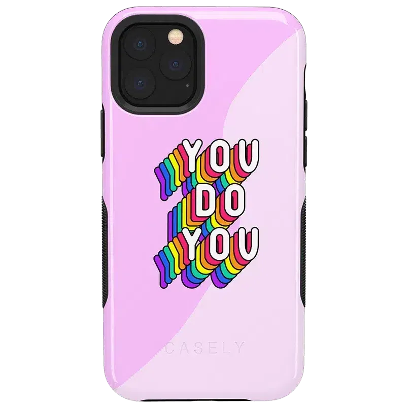 Hot Deal YOU DO YOU | Purple Print iPhone Case  Last Few Pieces!