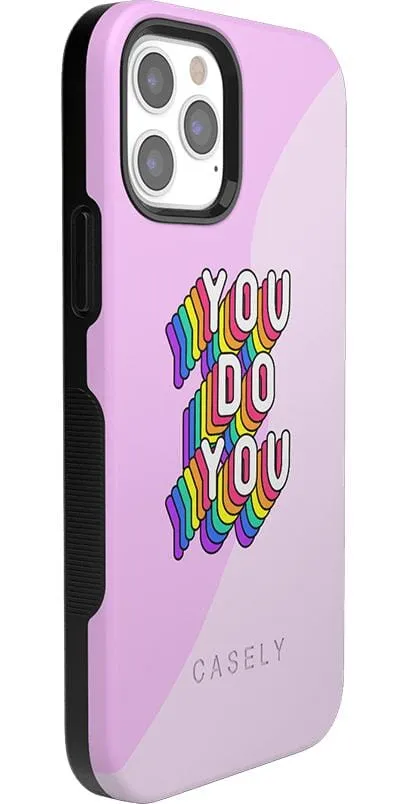 Hot Deal YOU DO YOU | Purple Print iPhone Case  Last Few Pieces!