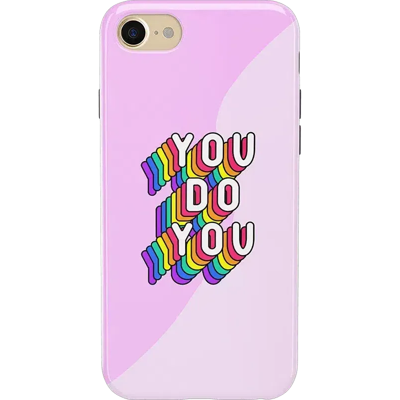 Hot Deal YOU DO YOU | Purple Print iPhone Case  Last Few Pieces!