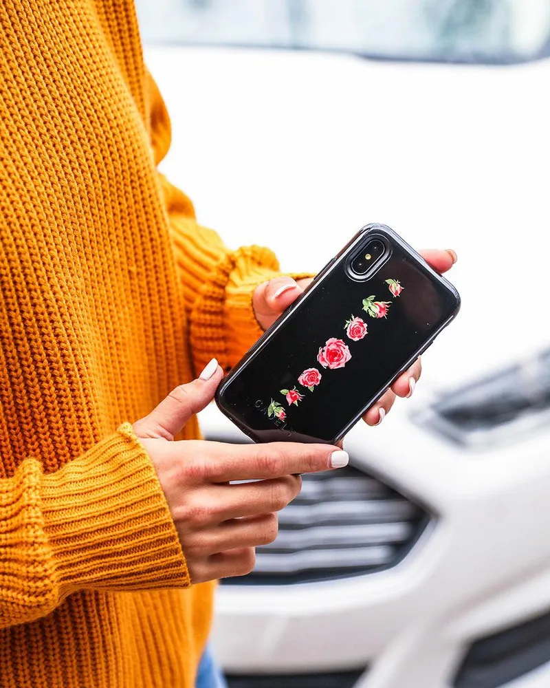 Insta-Worthy Accept the Rose | Blooming Red Rose Floral Case  Dont Miss Out!