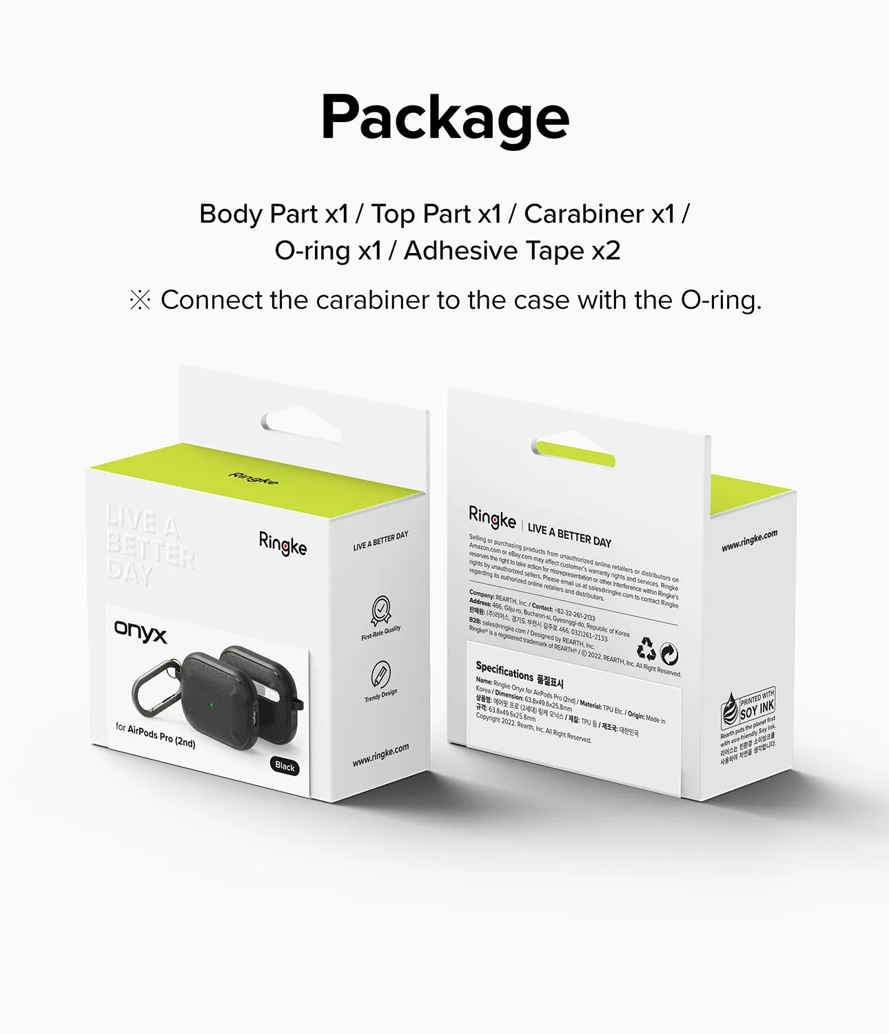 Insta-Worthy AirPods Pro 2 Case | Onyx  Limited Availability!
