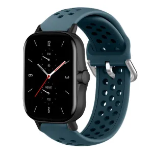 Insta-Worthy Amazfit GTS 2 Breathable Strap (Rock Green)  Today Only!