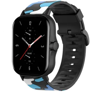 Insta-Worthy Amazfit GTS 2 Camo Strap (Blue)  Limited Availability!