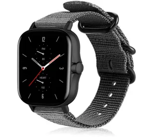 Insta-Worthy Amazfit GTS 2 Nylon Strap with Buckle (Black)  Going Fast!