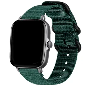 Insta-Worthy Amazfit GTS 2 Nylon Strap with Buckle (Dark Green)  Dont Miss Out!