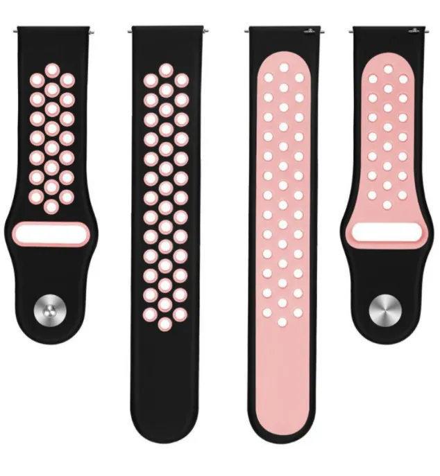 Insta-Worthy Amazfit GTS 2 Sport Strap (Black/Pink)  Going Fast!